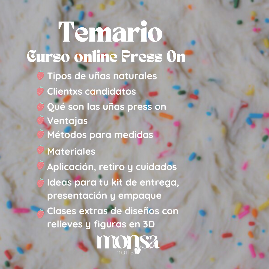 Taller Press On + diseños con relieve
