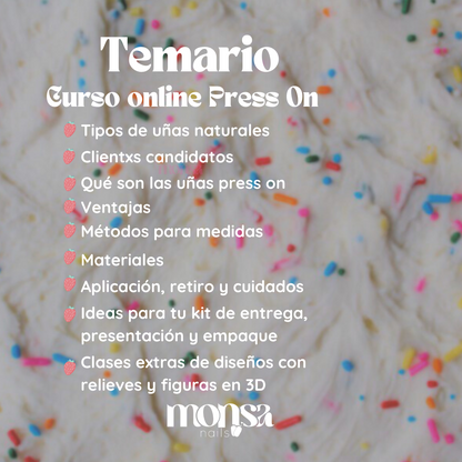Taller Press On + diseños con relieve