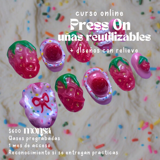 Taller Press On + diseños con relieve